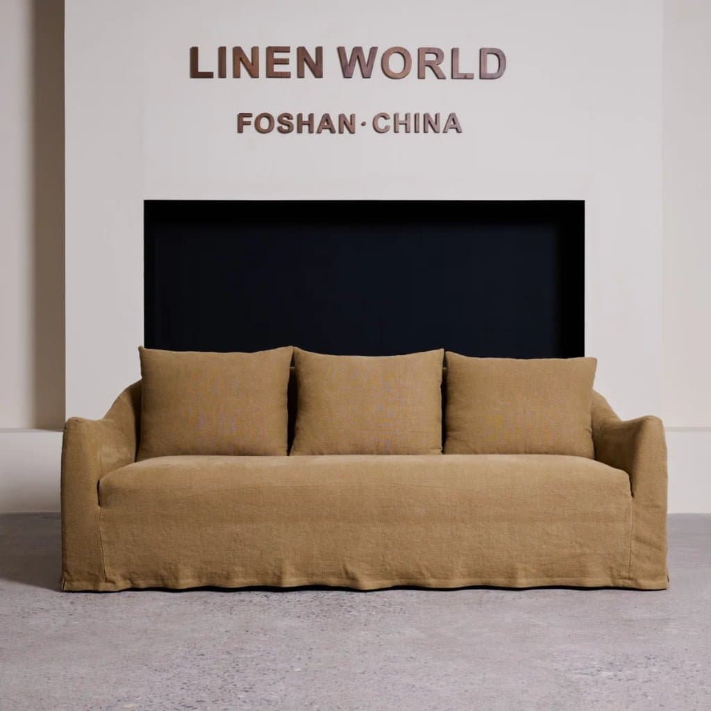 Kos Linen Bed Alternate View
